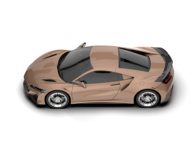 gerçekçi 3 boyutlu spor araba çizimi