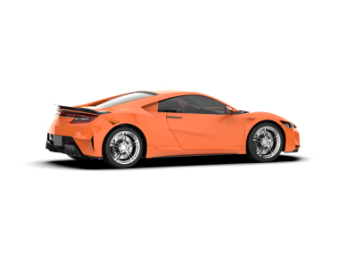 beyaz arkaplanda modern araba