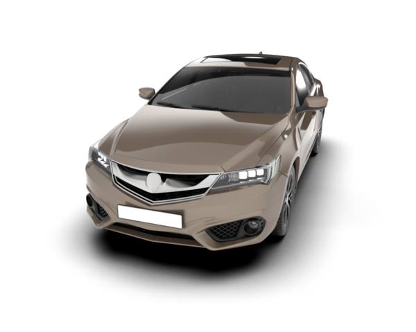 modern araba beyaz arka planda izole edildi. 3 boyutlu görüntüleme -