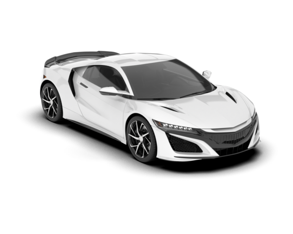 Gerçekçi 3 boyutlu gerçekçi araba görüşü. vektör