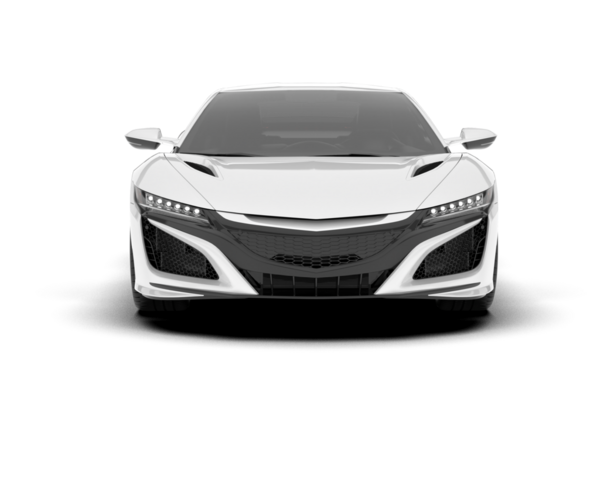 araba beyazda izole edildi