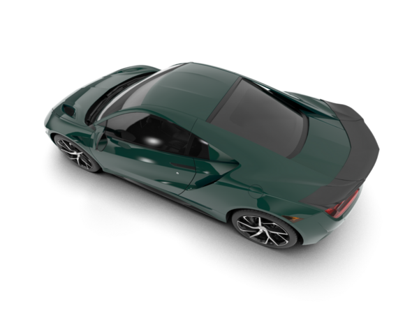 modern araba beyaz arka planda izole edildi. 3 boyutlu görüntüleme