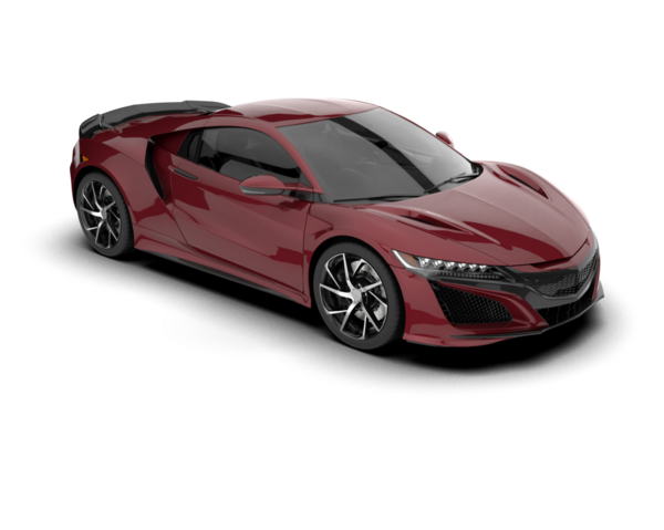 gerçekçi 3 boyutlu spor araba çizimi