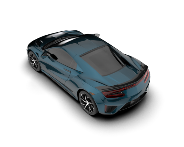 Siyah arka planda modern lüks bir araba. 3d oluşturma