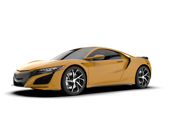 Bir arabanın gerçekçi vektör illüstrasyonu