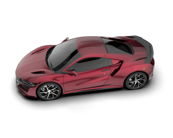 Beyaz arka planda izole edilmiş gerçekçi araba vektör çizimi. ön görünüm, yan görünüm