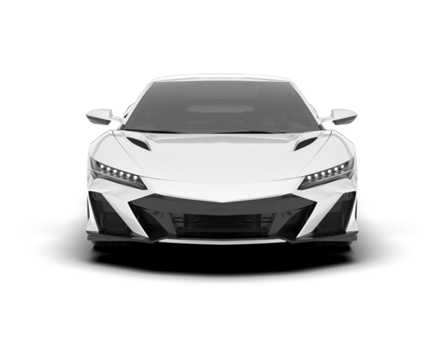 beyaz arka planda modern lüks araba.
