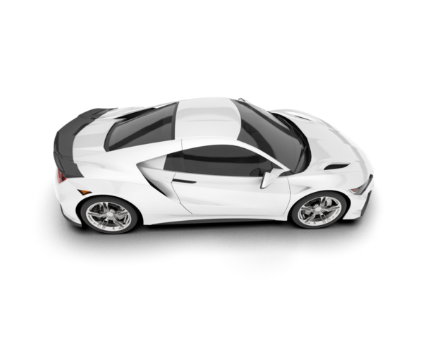 gerçekçi modern araba yan görünümü