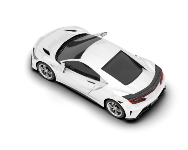 modern beyaz araba beyaz arka plan üzerinde izole