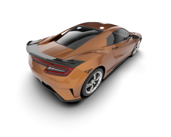 Modern araba. 3 Boyutlu Hazırlama.