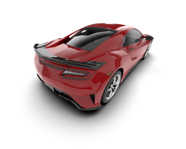 Modern araba. 3d illüstrasyon