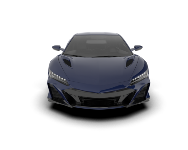 Daha az genel bir konsept arabanın 3 boyutlu çizimi