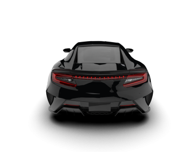 Araba beyaz arka planda izole edilmiş. 3d oluşturma