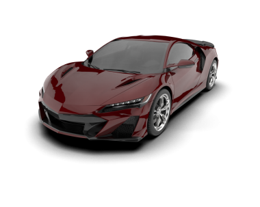 Modern araba. - Araba. 3d illüstrasyon