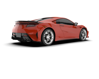 araba kırmızı spor izole vektör gerçekçi illüstrasyon.