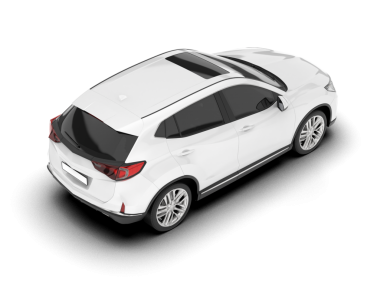 Modern araba. 3d oluşturma