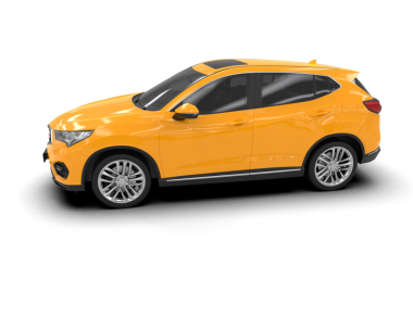 Araç beyaz arkaplanda izole edildi. 3 boyutlu görüntüleme - 3 boyutlu