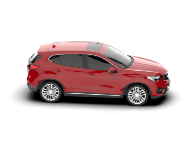 araba beyaz arkaplanda izole edildi