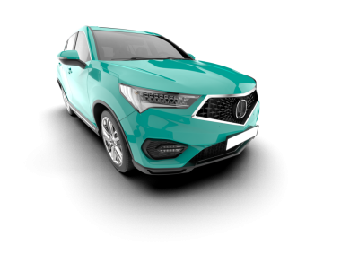 beyaz arka planda araba sedanı