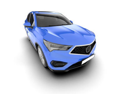 gerçekçi modern araba. Yan görünüş. 3d oluşturma