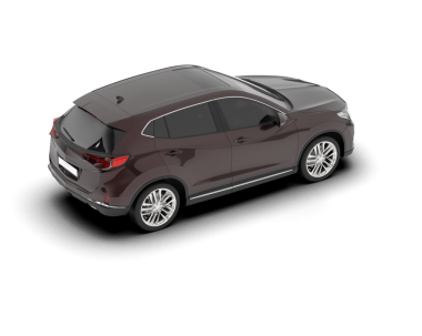 gerçekçi modern araba beyaz arka planda izole