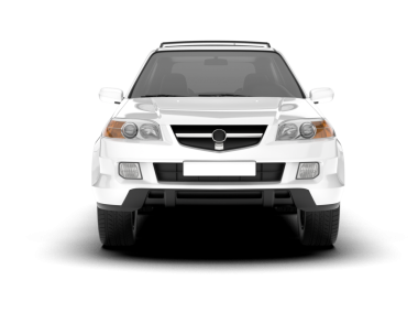 modern araba beyaz arkaplanda izole edildi