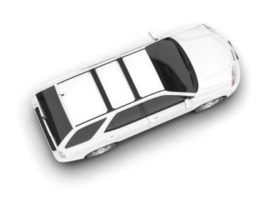 Beyaz arkaplan ile arabanın 3 boyutlu çizimi