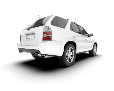 araba modern beyaz sırt