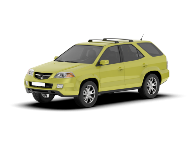 Beyaz arka planda sarı modern araba