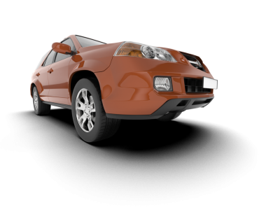 Hafif arka planda modern lüks araba 3 boyutlu.