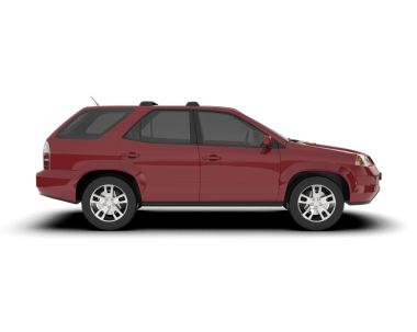 Kırmızı SUV arabası. vektör illüstrasyonu