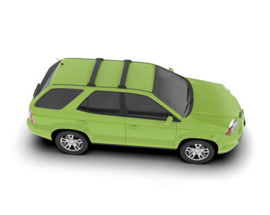 Modern şehir araba simgesi, düz stil