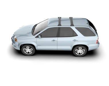 modern araba beyaz arka planda 3 boyutlu izole edilmiş.