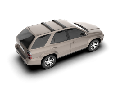 beyaz arkaplanda izole edilmiş bir araba.