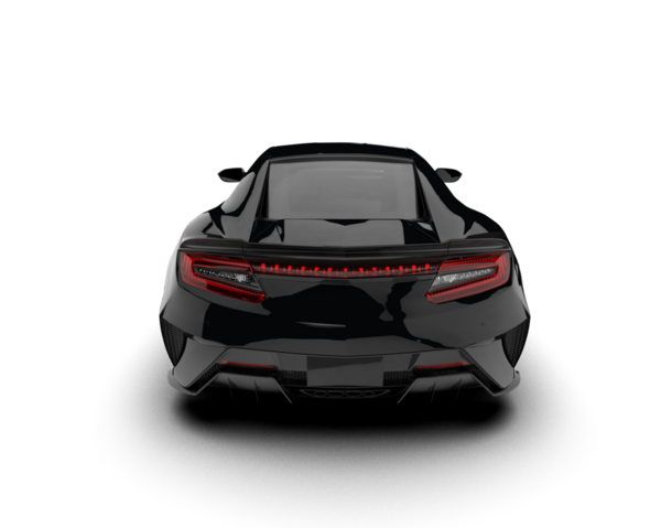 Araba beyaz arka planda izole edilmiş. 3d oluşturma