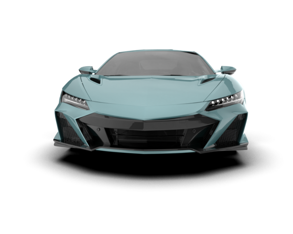 modern spor araba beyaz arka planda izole.