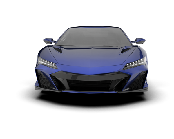 modern otomobil arka planda izole edildi