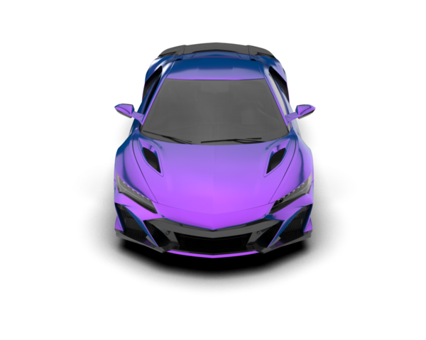 siyah arka planda mor modern spor araba