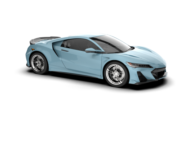 Gerçekçi mavi spor araba. vektör illüstrasyonu.