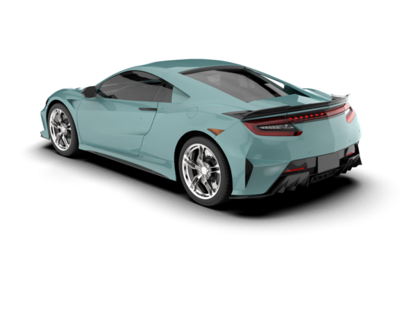 Modern spor araba. 3d oluşturma