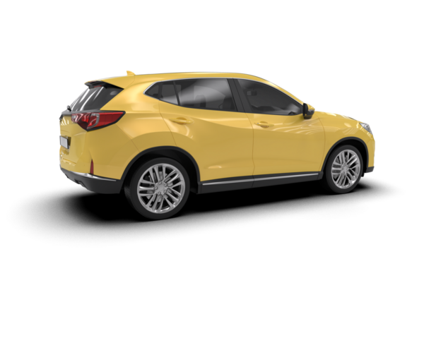 Araba beyaz arka planda izole edilmiş. araba, resimleme.