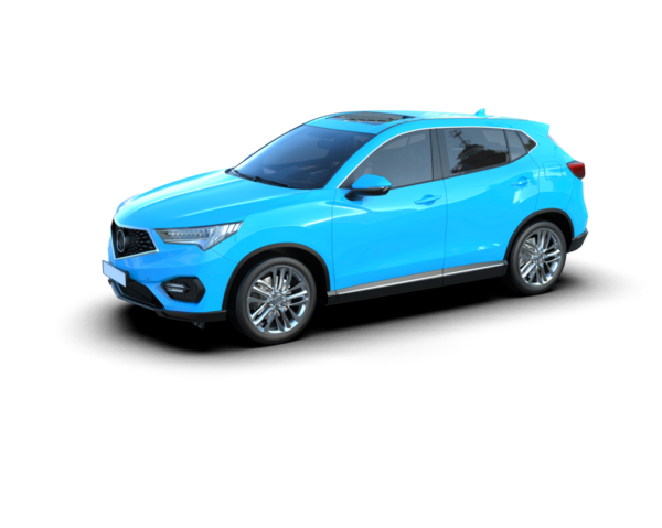 Beyaz arkaplandaki araba