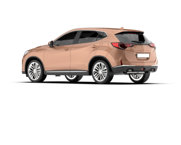 Modern bir jipin 3 boyutlu görüntüsü