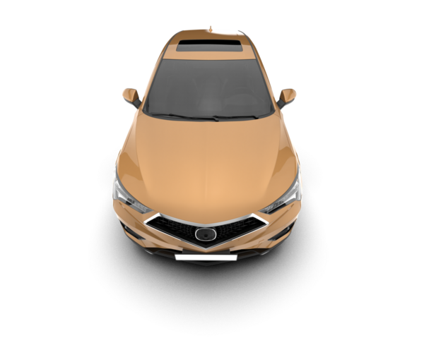 Bir markanın 3 boyutlu görüntülemesi - daha az genel SUV arabası beyaz arkaplanda izole edildi