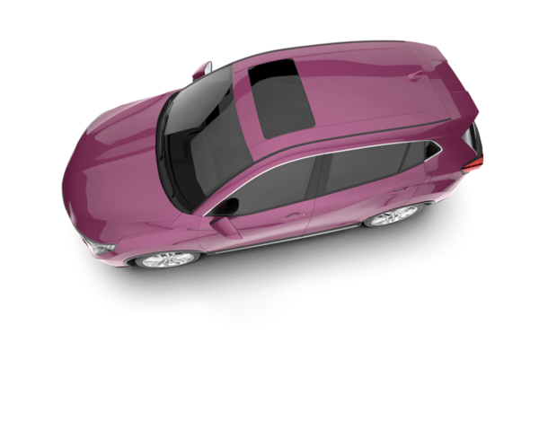 modern araba beyaz arkaplanda izole edildi