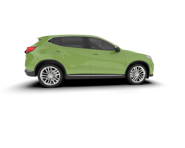 Araba manzaralı. beyaz arkaplanda izole