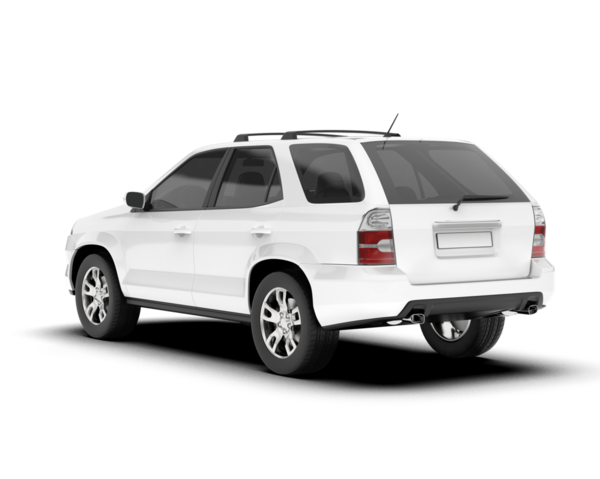 modern araba beyaz arka planda izole edilmiş 3 boyutlu - araba