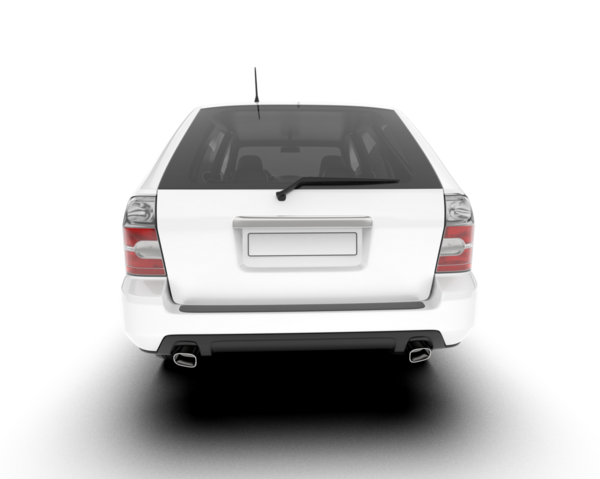 beyaz modern araba beyaz arka planda izole