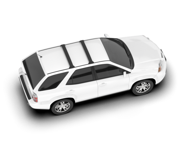 modern lüks araba izole