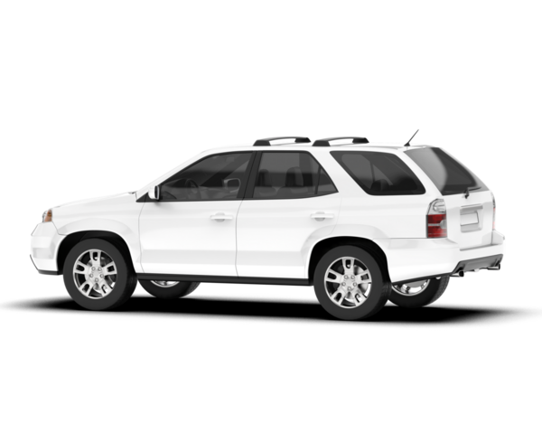 modern beyaz SUV arabası